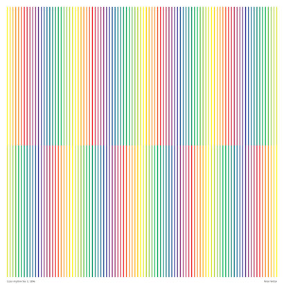 Color rhythm No.3 - a Paint Artowrk by Peter Vetter