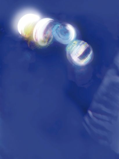 BAILARINES DEL CIELO (DANCERS OF THE SKY) - a Digital Art Artowrk by Susana Mazzarino Jimenez