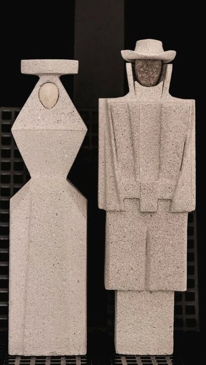 Coppie - a Sculpture & Installation Artowrk by Efisio Pettinau