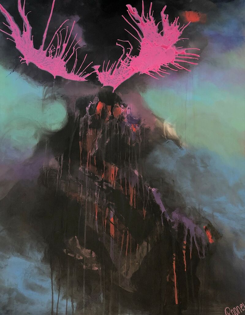 almost like ... Phoenix From The Ashes - a Paint by Rooney