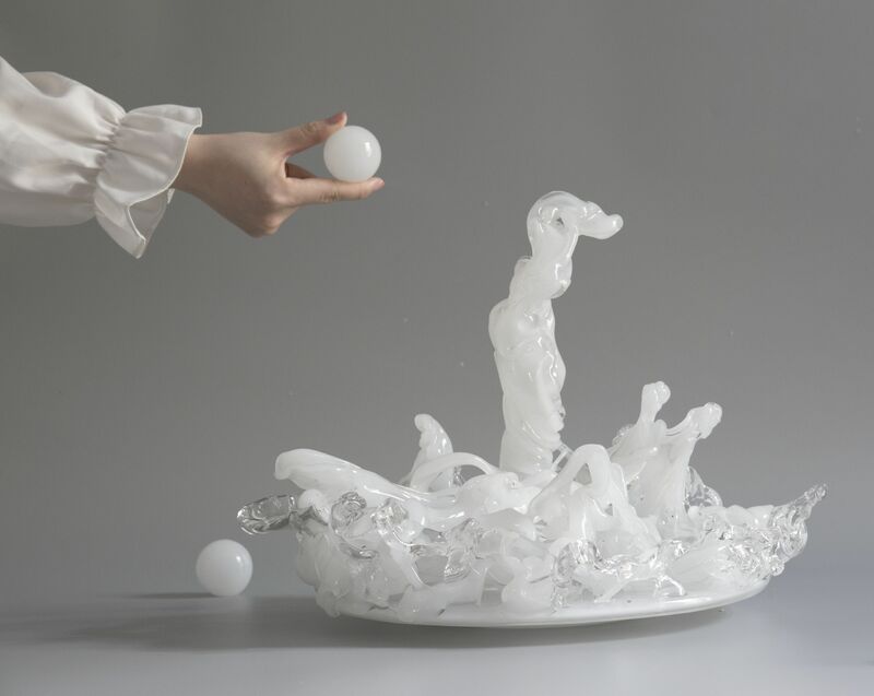 Endless Cycle-White Jade - a Sculpture & Installation by Jiacheng Wang