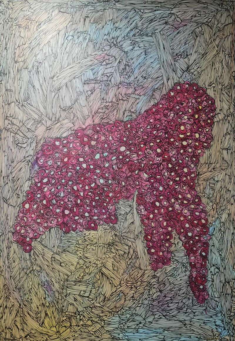 Albín Animal - a Paint by Natália Junasová