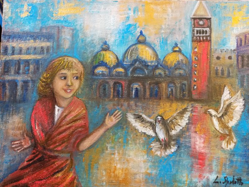 Messaggera di pace - a Paintings by Lidia Spadetto 