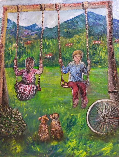 L\'alternarsi della vita - a Paint Artowrk by Lidia Spadetto 