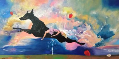 Fly away - a Paint Artowrk by Grace