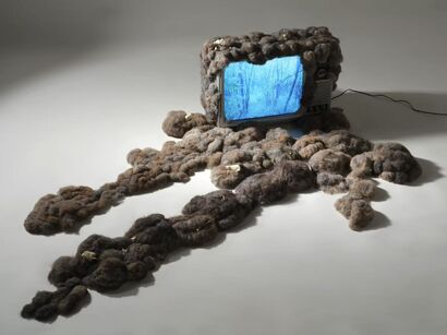 “About footprints” - a Sculpture & Installation Artowrk by Alberto