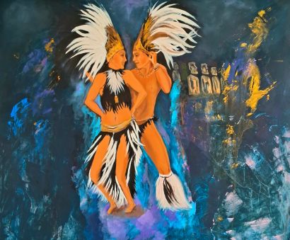 BAILE PASCUENSE - a Paint Artwork by MERCI