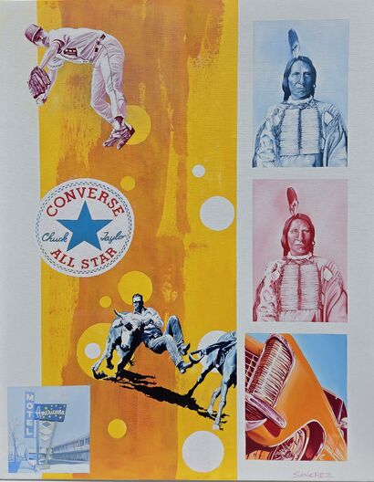 Allstar Americana - a Paint Artowrk by Alan Sanchez