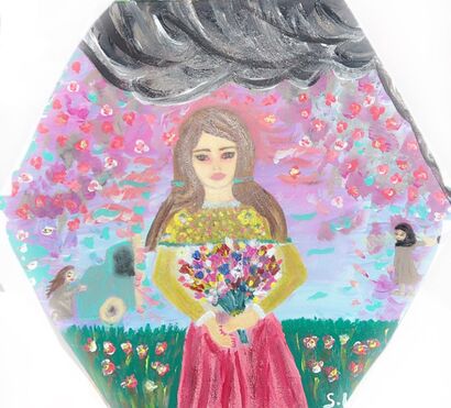 Fiala confusion - a Paint Artowrk by Sabah Lynda 