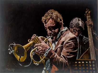 Concerto Jazz - a Paint Artowrk by Antonio  Battaglia 