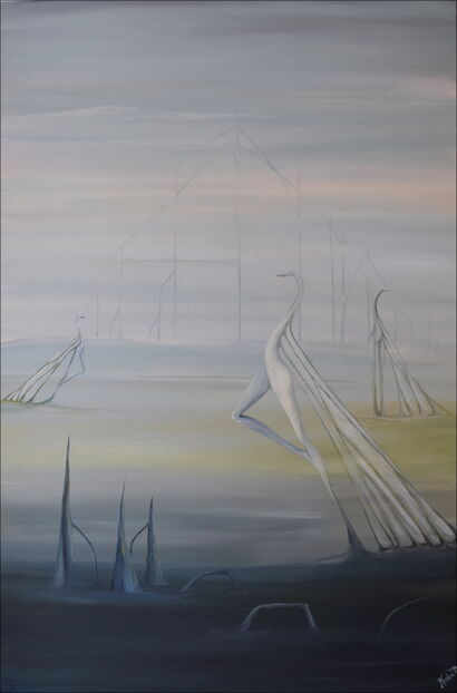 Swans - a Paint Artowrk by Niebiesky