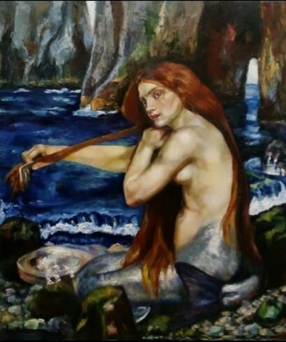 Mermaid  - A Paint Artwork by AnyMi