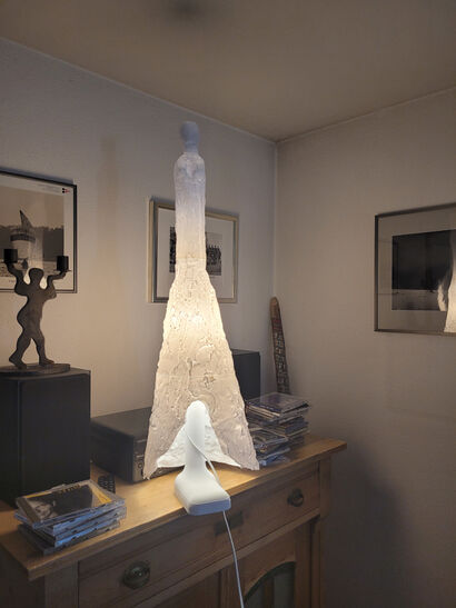 Maria 2.0 beleuchtet - A Sculpture & Installation Artwork by Josef Ruppel