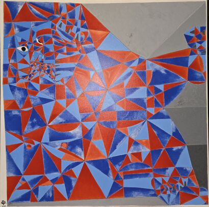 Donna in posa - a Paint Artowrk by Reda Omar WLO®