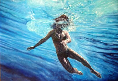 Water 30 - a Paint Artowrk by Paolo Terdich 