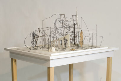 Table - A Sculpture & Installation Artwork by Shmuel Peer