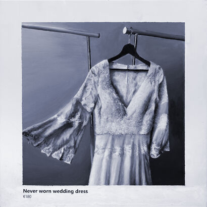 Never worn wedding dress - a Paint Artowrk by Gerda Van Damme