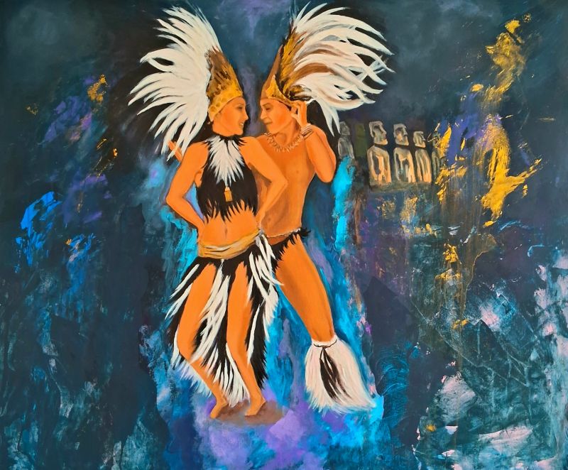 BAILE PASCUENSE - a Paintings by MERCI