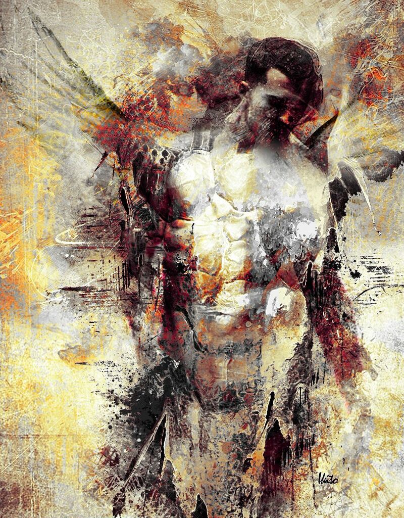 Fallen Angel - a Digital Art by Ikito
