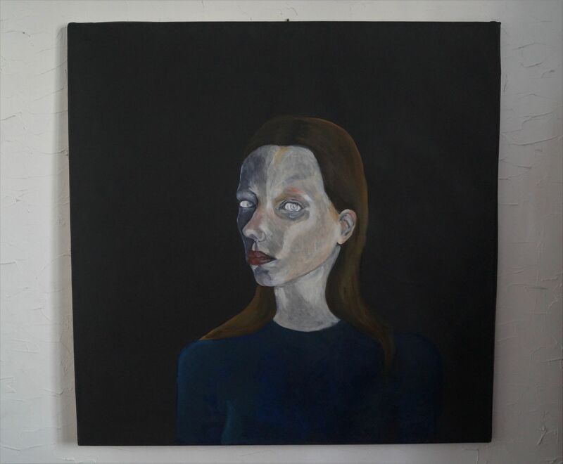 Autoportrait 1 (Self-Portrait 1) - a Paint by Marina Bernardi