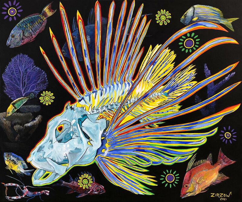 Badfish - a Paint by Amanda Zirzow