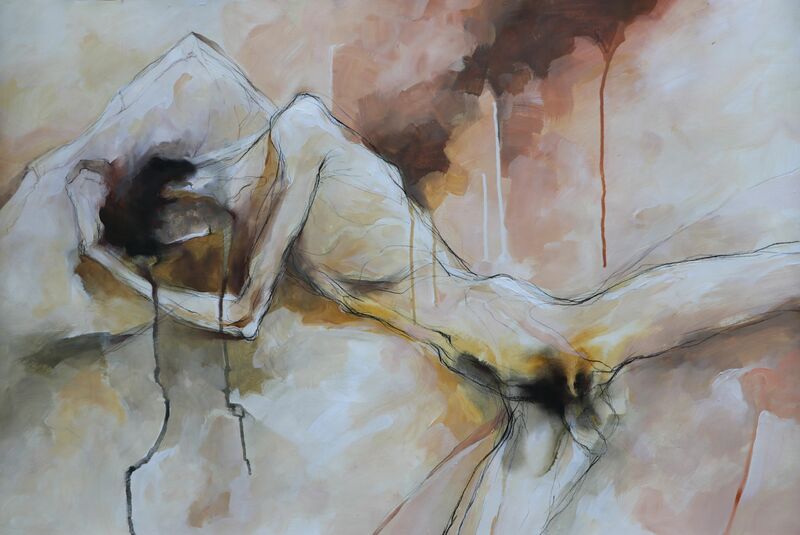 Berlin Nude01 - a Paint by Pradipta Ray
