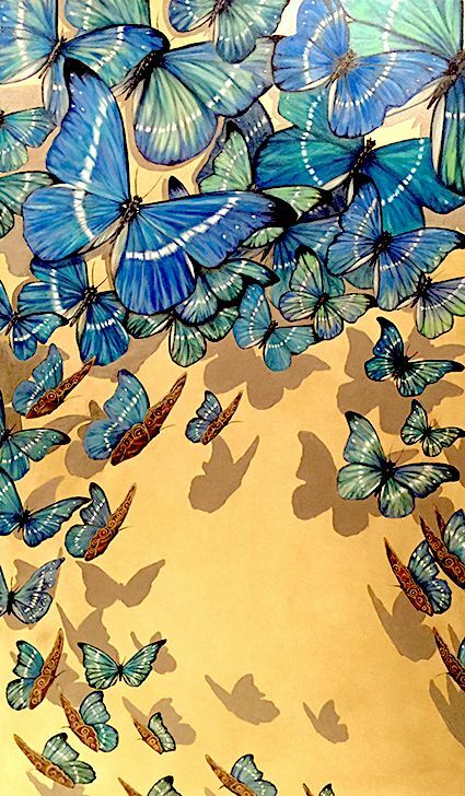 Morpho Swarm - a Paint by andrew prior