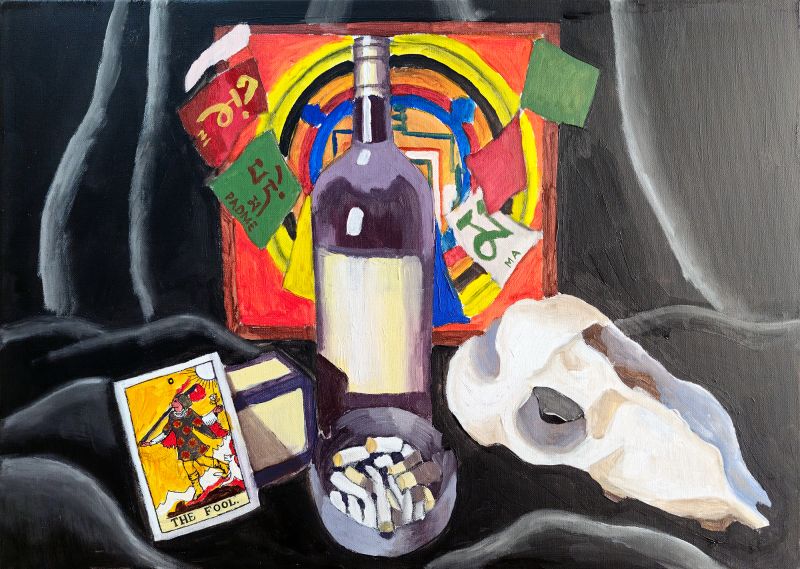 Renunciation - a Paintings by Karamoush
