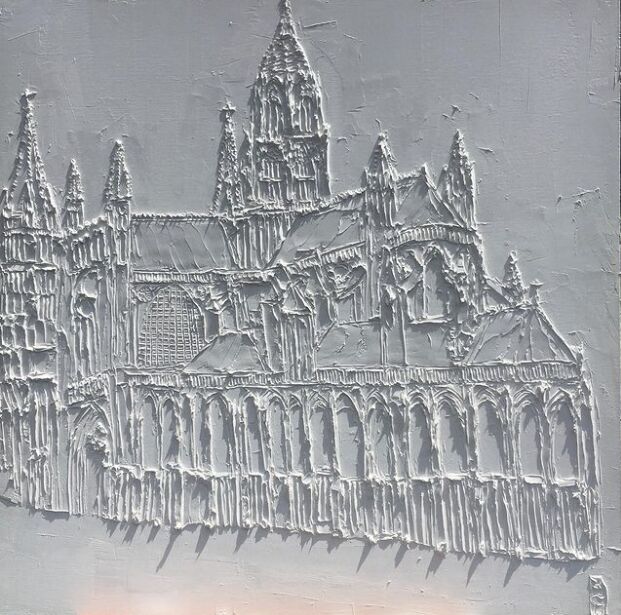 Bayeux Cathedral - a Paint by brooke major