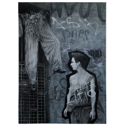 Portrait of Malasaña - a Paint Artowrk by Irolando  Gattorno Ojeda 
