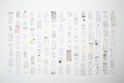 92 times proof of someone existing / memento mori - A Sculpture & Installation Artwork by irma maria marcel