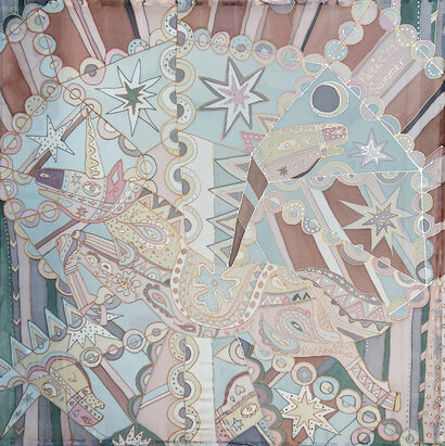 The Song of The Unicorn - A Paint Artwork by Kristina  Rasskazova 