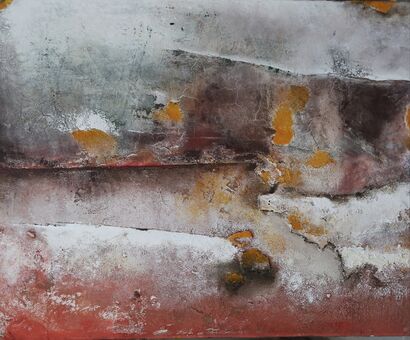 The horizon  - a Paint Artowrk by Miguel  Baena