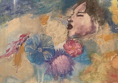 Soulful portrait  - a Paint Artowrk by Marsha Tan