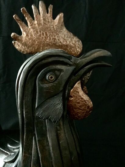 Royal Rooster - A Sculpture & Installation Artwork by Andrea Borga