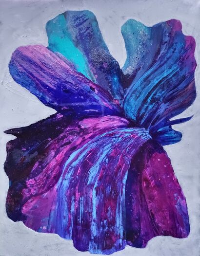 WILDFLOWER no.3 - a Paint Artowrk by Michalina Choroszczak