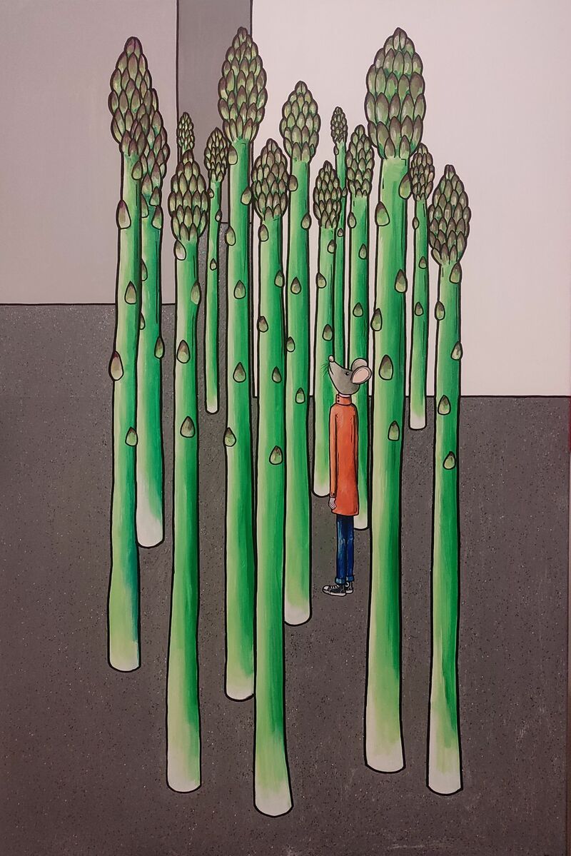 Foresta di asparagi - a Paint by Alessio Palmieri