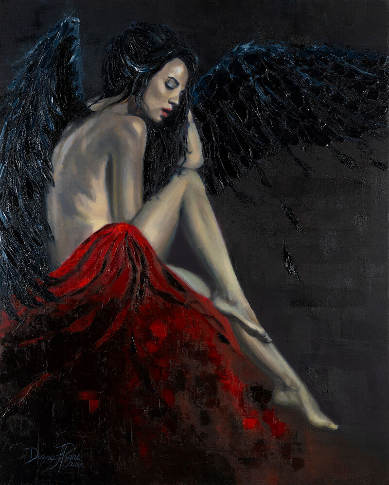 Beauty of Darkness - a Paint by Jevdokimova