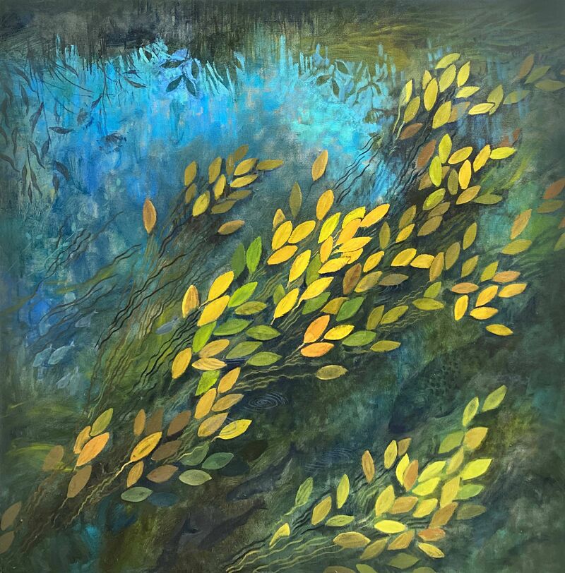 Underwater songs. Neretva.  - a Paint by Natasha Bakovic