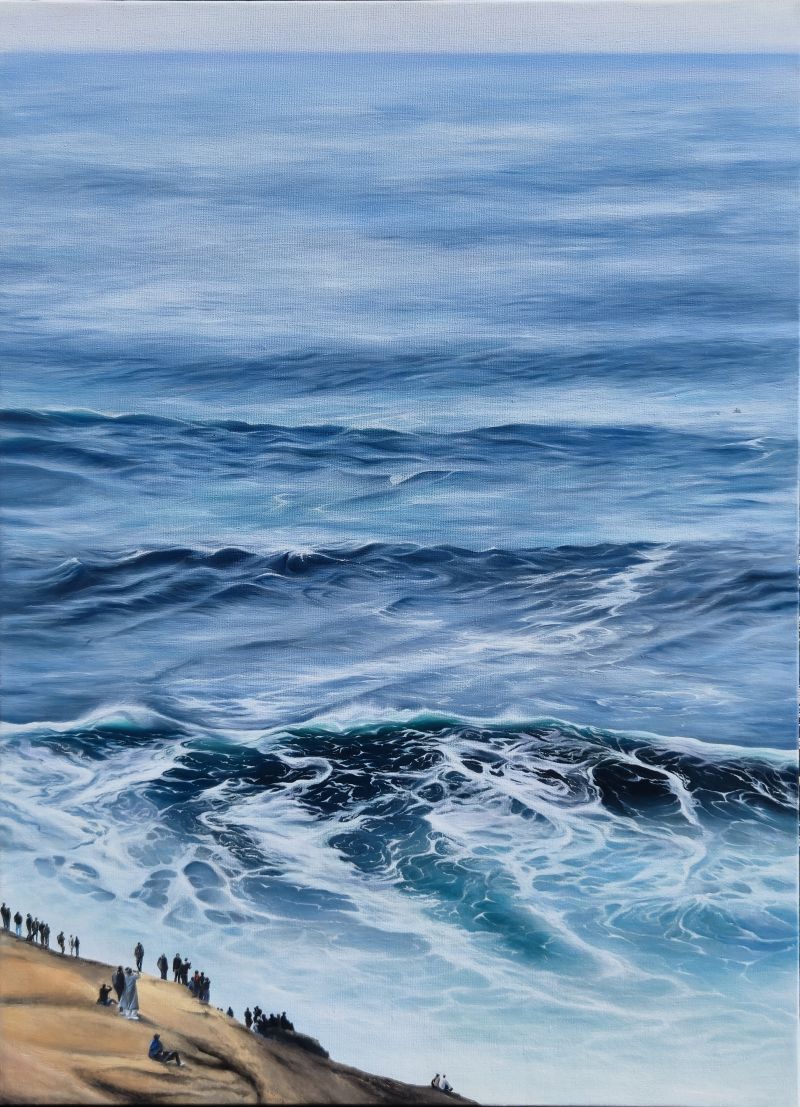 Nazaré - a Paintings by Hanna Meunier