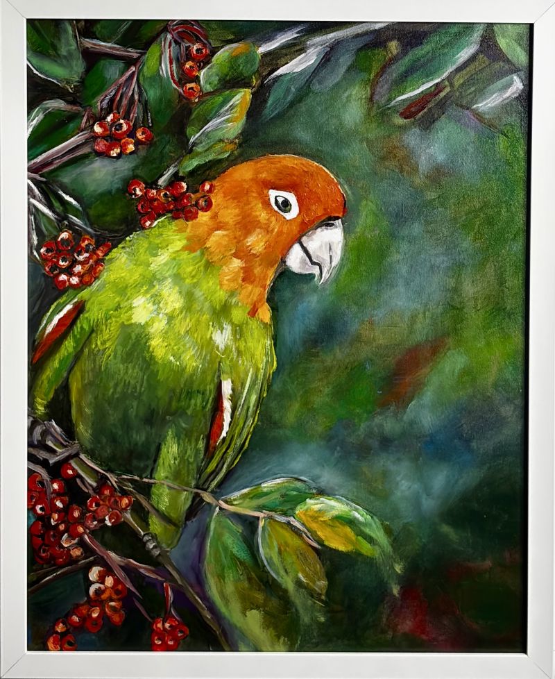 The Watchful One - a Paintings by Anna Antonini