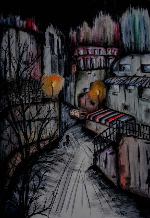 Ghosts Town - a Paint by Menna allah   salama 