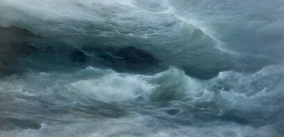 Untamed power of the Sea - a Paint Artowrk by Tamara Bettencourt