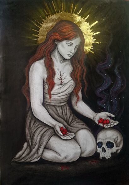 What remains - a Paint Artowrk by Rebecca Fitzsimmons