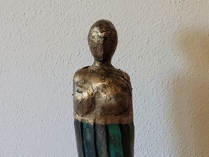 Lady in green - A Sculpture & Installation Artwork by Josef Ruppel