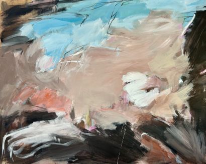 Floral et fragmental  - A Paintings Artwork by Johanne Spinella