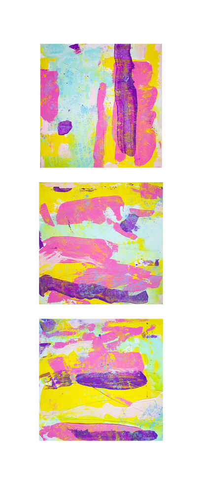 Jazz Obsession (triptych) - A Paint Artwork by Lena Yellow
