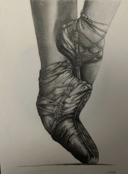 5th position - a Paint Artowrk by Tolk-Johannesen Frida