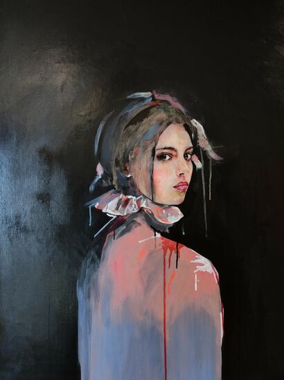 Col blanc numéro 28 - A Paint Artwork by Mira T