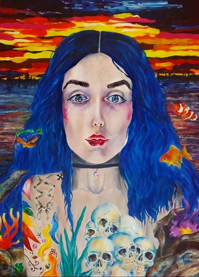 Siren - a Paint Artowrk by Natasha Aidomon